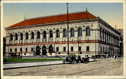 Public Library Boston, MA Postcard Postcard