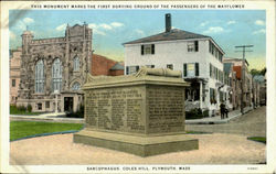 Sarcophagus, Coles Hill Postcard