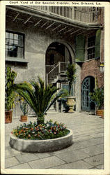 Court Yard Of Old Spanish Cabildo New Orleans, LA Postcard Postcard