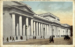 Pennsylvania Station, 7th Ave Front New York, NY Postcard Postcard