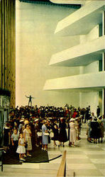 Public Lobby United Nations New York, NY Postcard Postcard