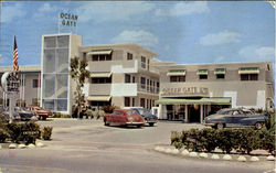 Ocean Gate Apartment Hotel, 9551 Collins Ave. Postcard