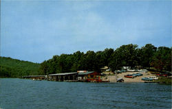 Panther Bay Boat Dock, Lake Norfork Postcard