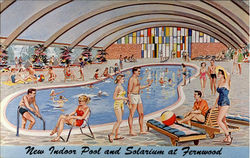 New Indoor Pool And Solarium At Fernwood Bushkill, PA Postcard Postcard