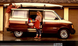 Chevy Astro Van Postcard