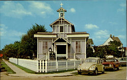 The Gingerbread Church Cape May, NJ Postcard Postcard