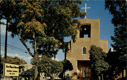 San Miguel Church Santa Fe, NM Postcard Postcard