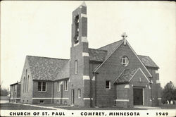 Church Of St. Paul Comfrey, MN Postcard Postcard