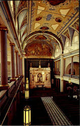 Inside View Of St. Louis Cathedral New Orleans, LA Postcard Postcard