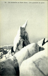 Une Ascension Au Mont Blanc Postcard