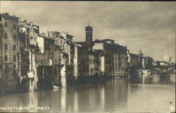 Firenze - Una Veduta Sull Arne Italy Postcard Postcard