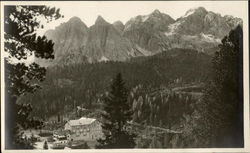 Albergo Tre Croci E Monte Sorapis Italy Postcard Postcard