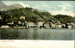 Lago Di Como Tremezzo, Italy Postcard Postcard