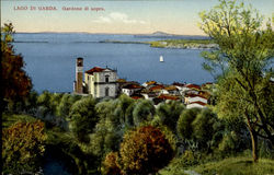 Lago Di Garda Gardone Di Sopra Italy Postcard Postcard