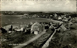 Hugh Town St. Mary's Scilly Italy Postcard Postcard