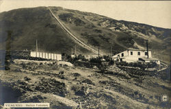 Vesuvio Stazione Funicolare Italy Postcard Postcard