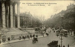 Le Boulevard Dela Madeleine Postcard