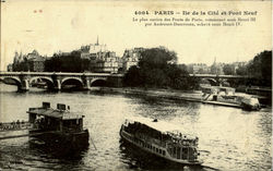 He De La Cite Et Pont Neuf Paris, France Postcard Postcard