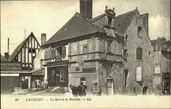 Langeais La Maison De Rabelais France Postcard Postcard