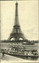 La Tour Eiffel Paris, France Postcard Postcard