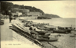 Quai Du Midi Nice, France Postcard Postcard