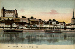 Vue Generale Saumur, France Postcard Postcard