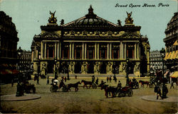 Grand Opera House Paris, France Postcard Postcard