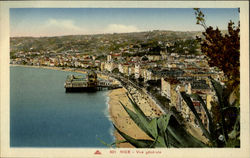 Vue Generale Nice, France Postcard Postcard