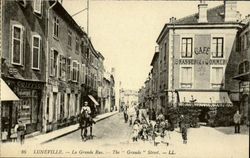 The Grande Street Luneville, France Postcard Postcard