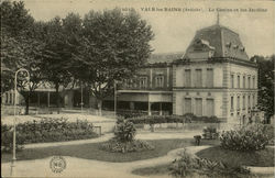 Vals Les Bains Le Casino Et Les Jardins France Postcard Postcard