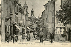 Chaumont Rue De Chamarandes Postcard