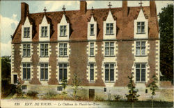 Env. De Tours Le Chateau De Plessis Les Tours France Postcard Postcard