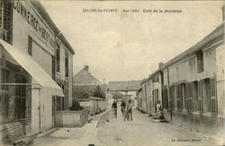 Jalons Les Vignes Rue Galla Café De La Jeunesse France Postcard Postcard