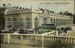 La Gave Des Invalides Paris, France Postcard Postcard