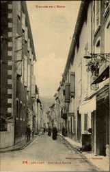 Quillan Rue De La Mairie Postcard