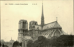 Abside Notre Dame Postcard