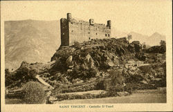 Saint Vincent Castello D'Ussel Postcard