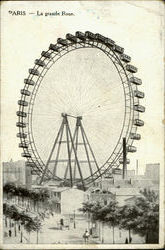 La Grande Roue Paris, France Postcard Postcard