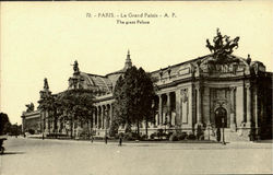 The Great Palace Paris, France Postcard Postcard