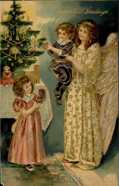 Christmas Greetings Angels