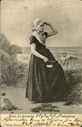 Danish Woman Postcard