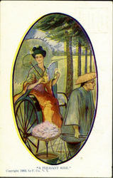 A Pleasant Ride Postcard