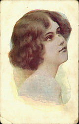 Woman Postcard