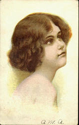 Portrait of a Girl Postcard