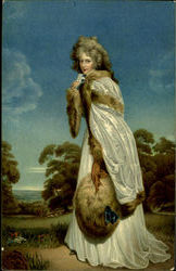 Countess Of Derby Art Postcard Postcard