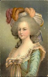 Mary Antoinette Art Postcard Postcard