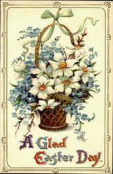 A Glad Easter Day Postcard