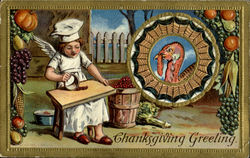 Thanksgiving Greeting Postcard