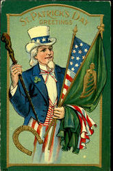 St. Patrick's Day Greetings Postcard