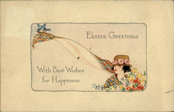 Easter Greetings Postcard